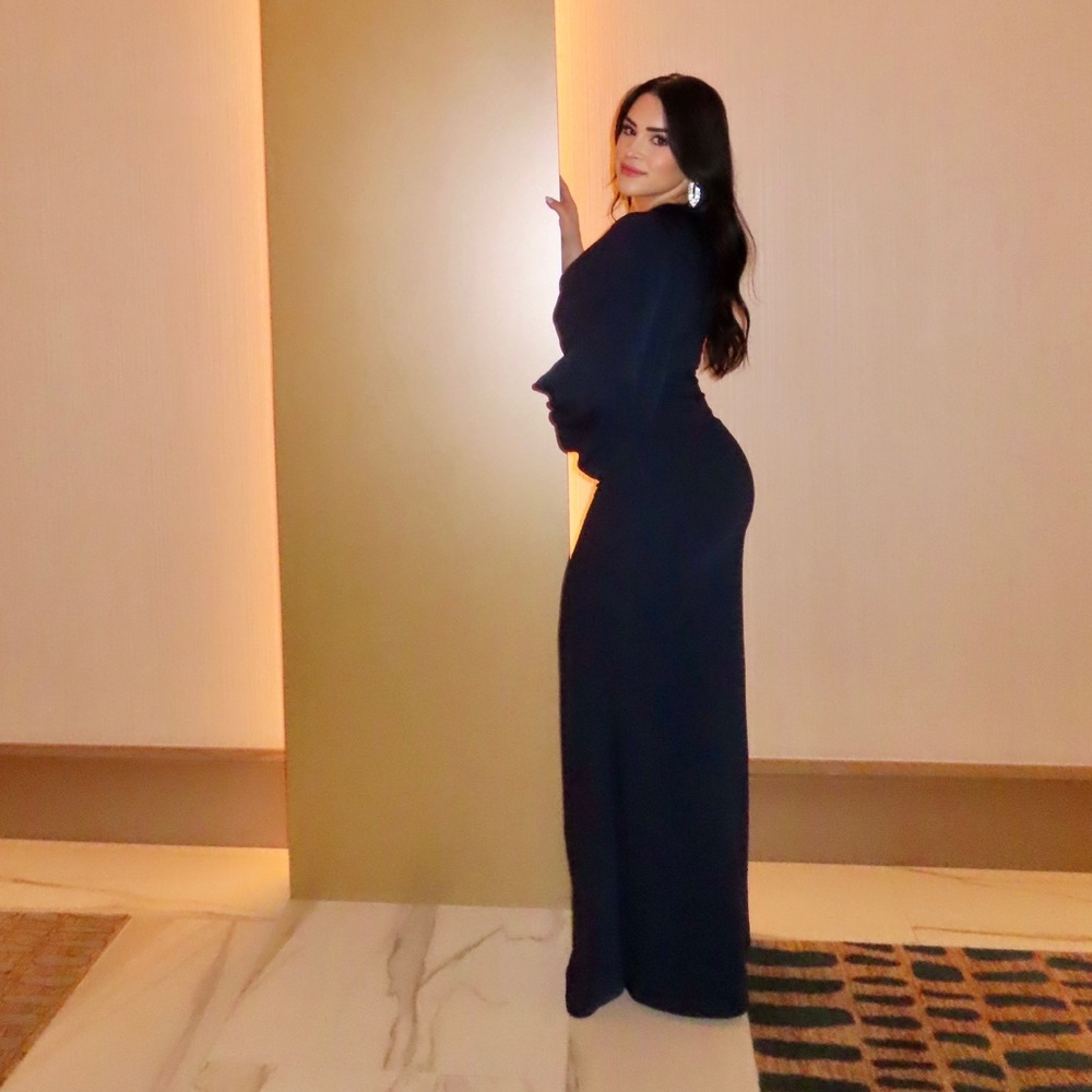 Elegant Black Evening Gown